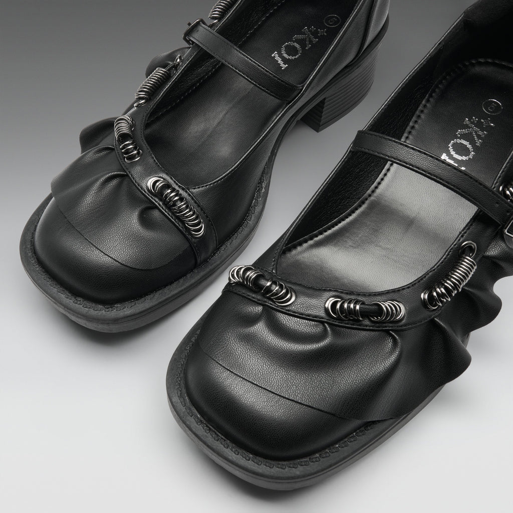 KOI Stormveil Ruffle Chain Mary Janes-Clearance