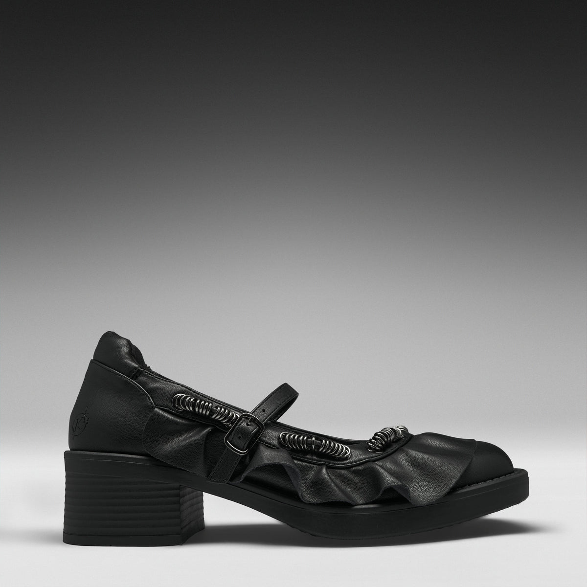 KOI Stormveil Ruffle Chain Mary Janes-Clearance