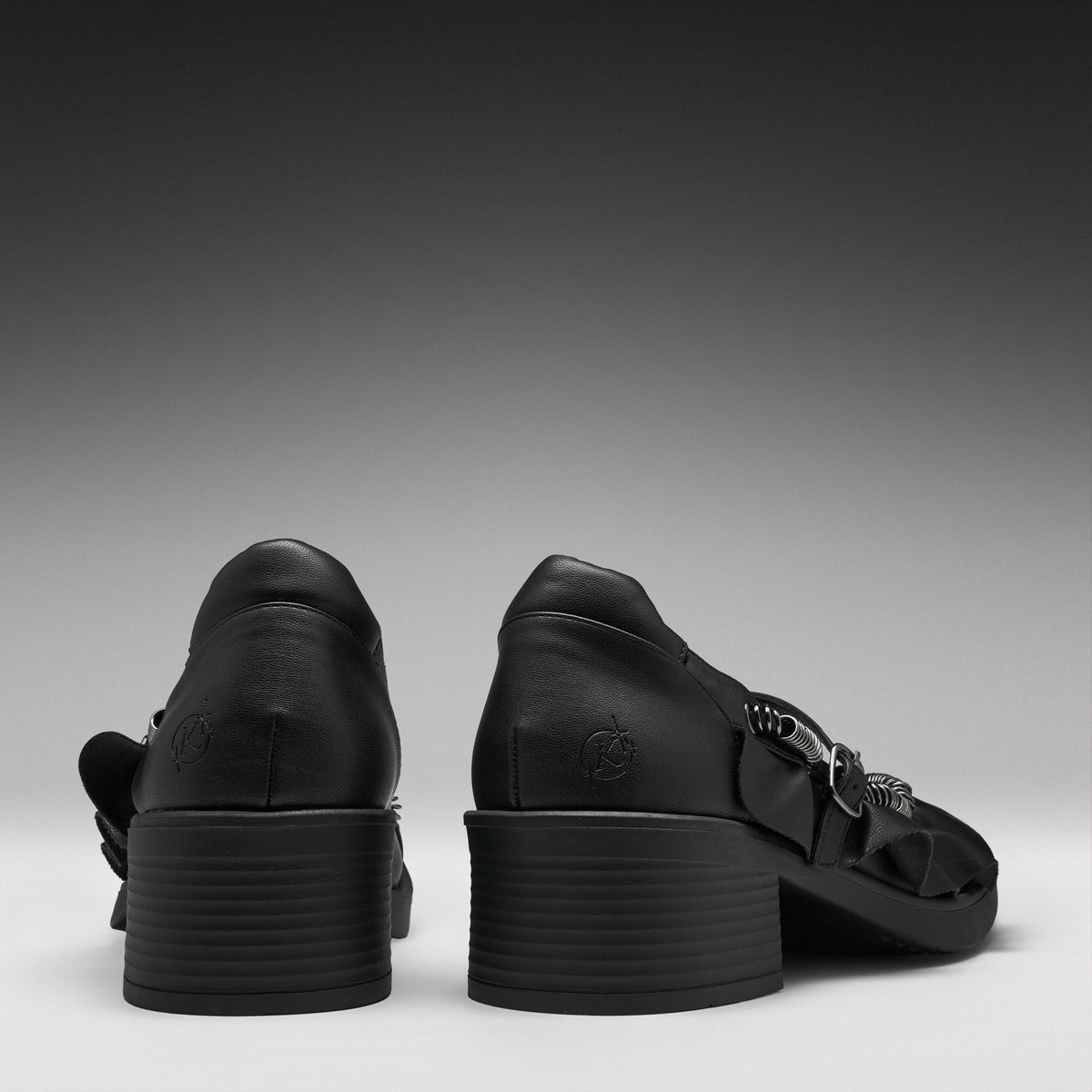 KOI Stormveil Ruffle Chain Mary Janes-Clearance
