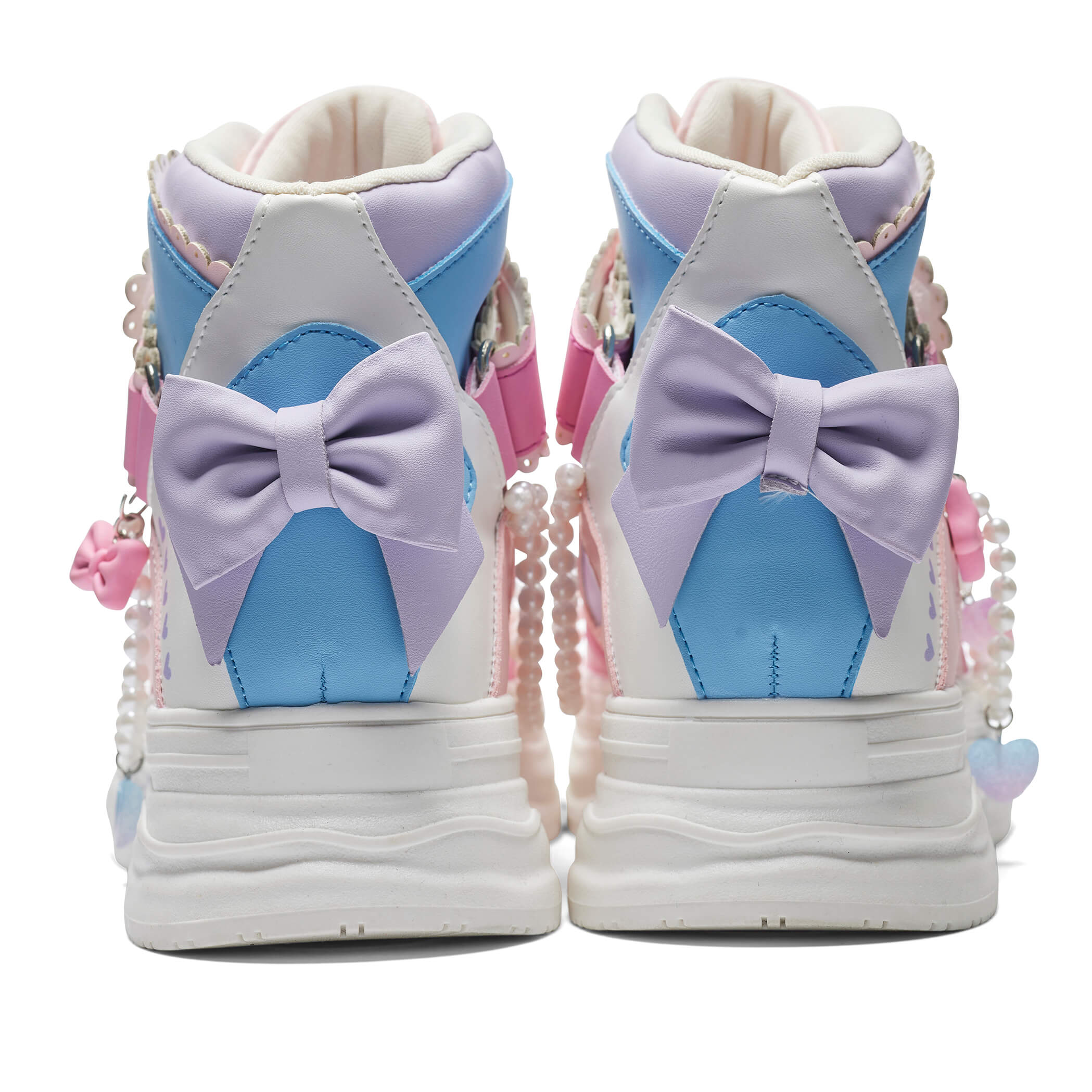 KOI Sugar Wishes Chunky Hi Top Trainers - Pastel Multi