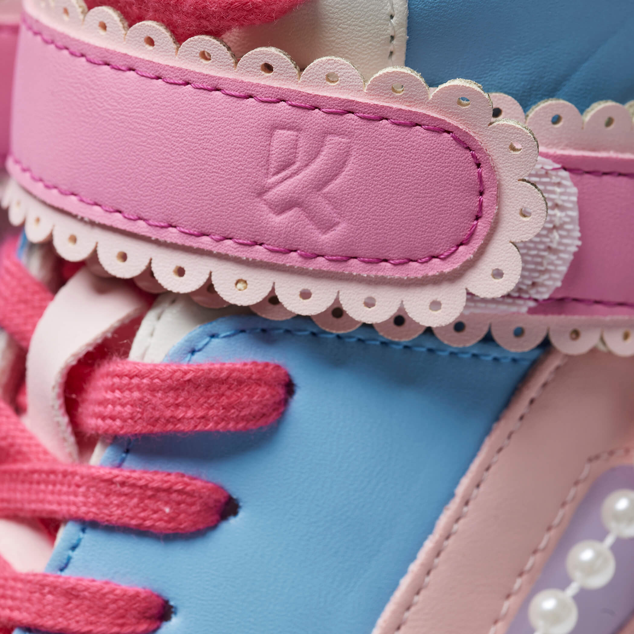 KOI Sugar Wishes Chunky Hi Top Trainers - Pastel Multi-Clearance