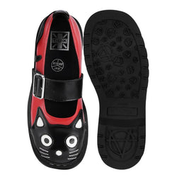 TUK-T2360 Black & Red Kitty Mary Jane