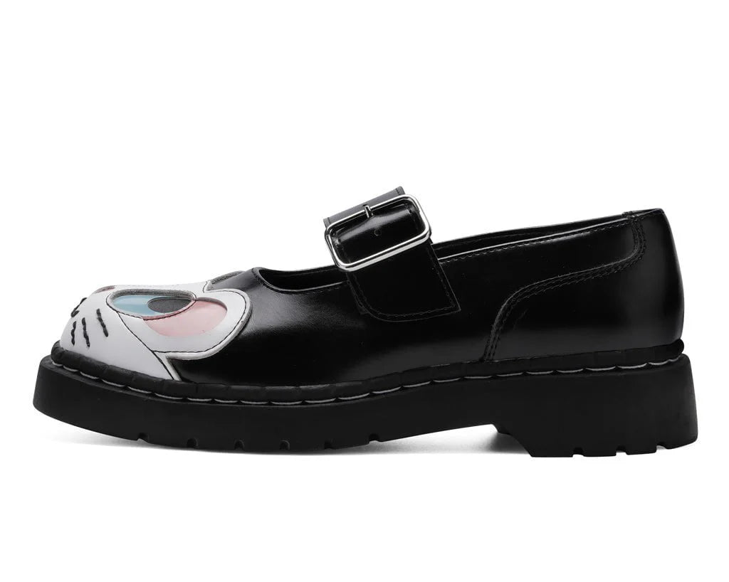 TUK Black Mouse Mary Jane-Clearance