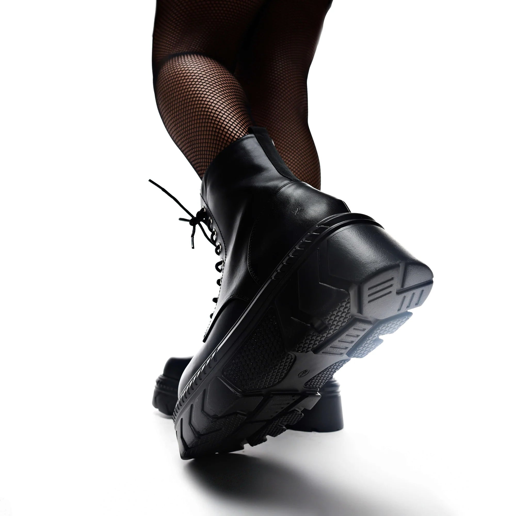 Talwar Chunky Stomper Boots-Black-Size 10-Clearance