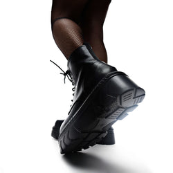 Talwar Chunky Stomper Boots-Black-Size 10-Clearance