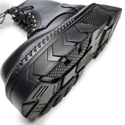 Talwar Chunky Stomper Boots-Black-Size 10-Clearance