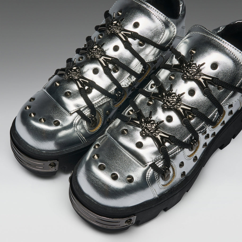 Thurnax Silver Elixir Chunky Hardware Trainers