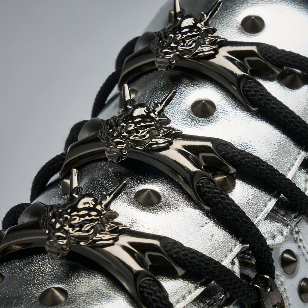 Thurnax Silver Elixir Chunky Hardware Trainers