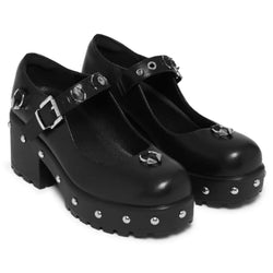 KOI Tira Black Mary Janes ‘Septril Edition’