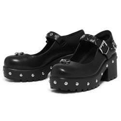 KOI Tira Black Mary Janes ‘Septril Edition’