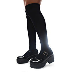 TIRA Black Mary Jane Shoes 'Patent Edition'-Size 10-Clearance