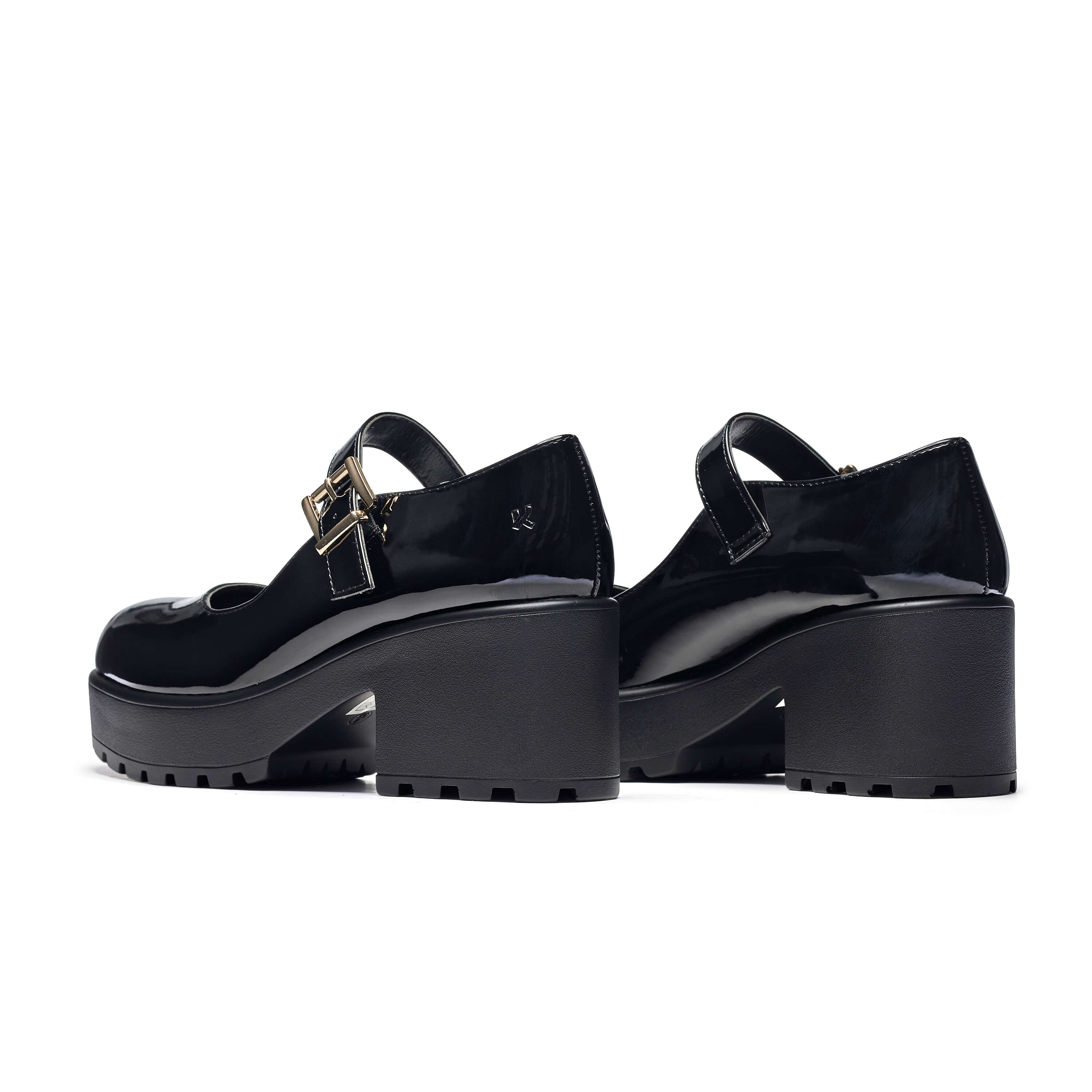TIRA Black Mary Jane Shoes 'Patent Edition'-Size 10-Clearance