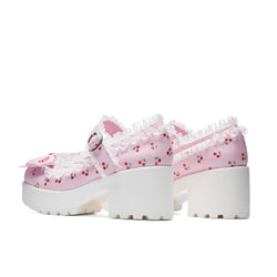 Tira Mary Janes Shoes 'Pink Cherry Bakewell Edition'-Size 8-Clearance
