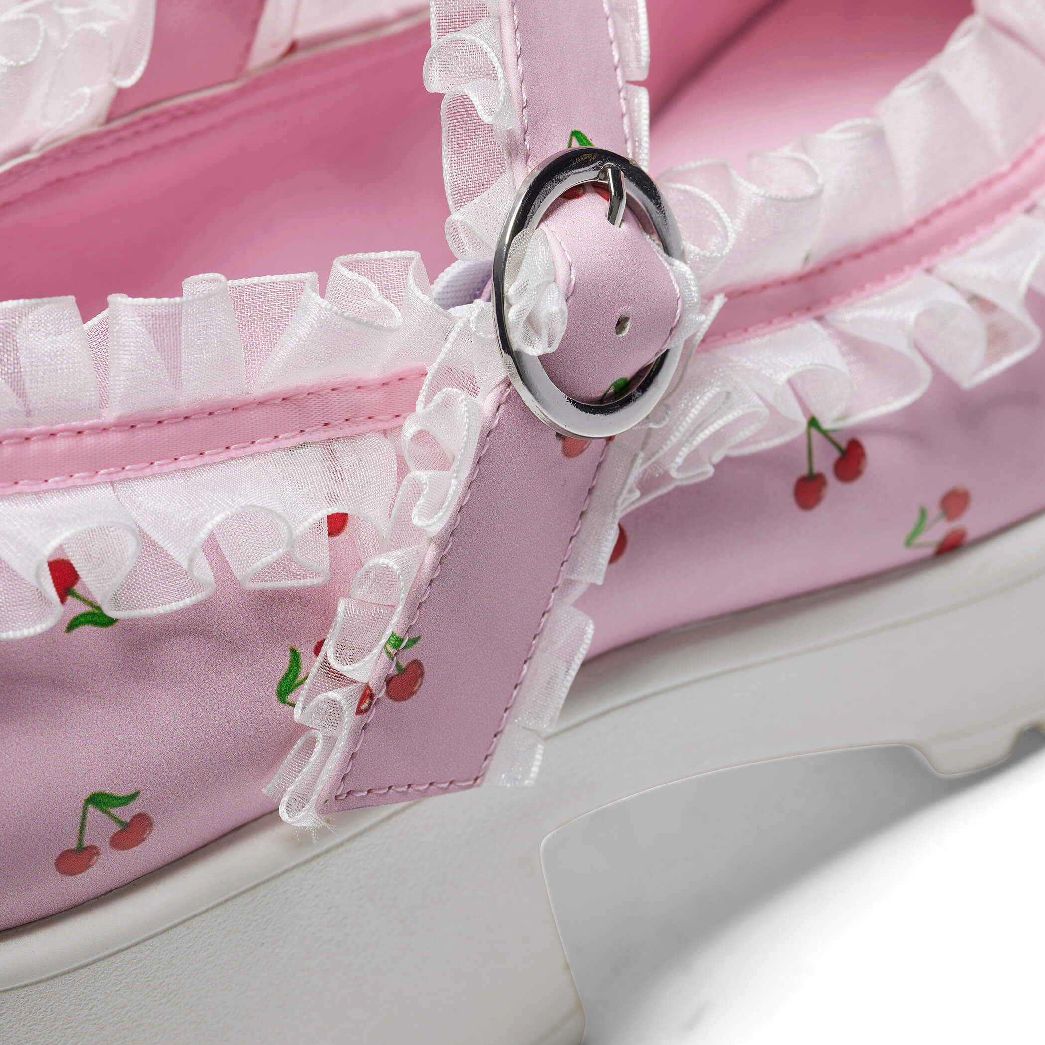 Tira Mary Janes Shoes 'Pink Cherry Bakewell Edition'-Size 8-Clearance