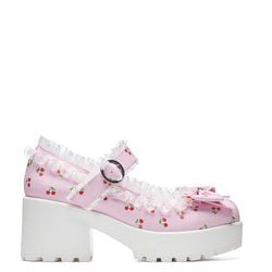 Tira Mary Janes Shoes 'Pink Cherry Bakewell Edition'-Size 8-Clearance
