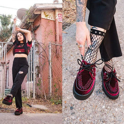 TUK-V8463-Burgundy-Size 10-Clearance