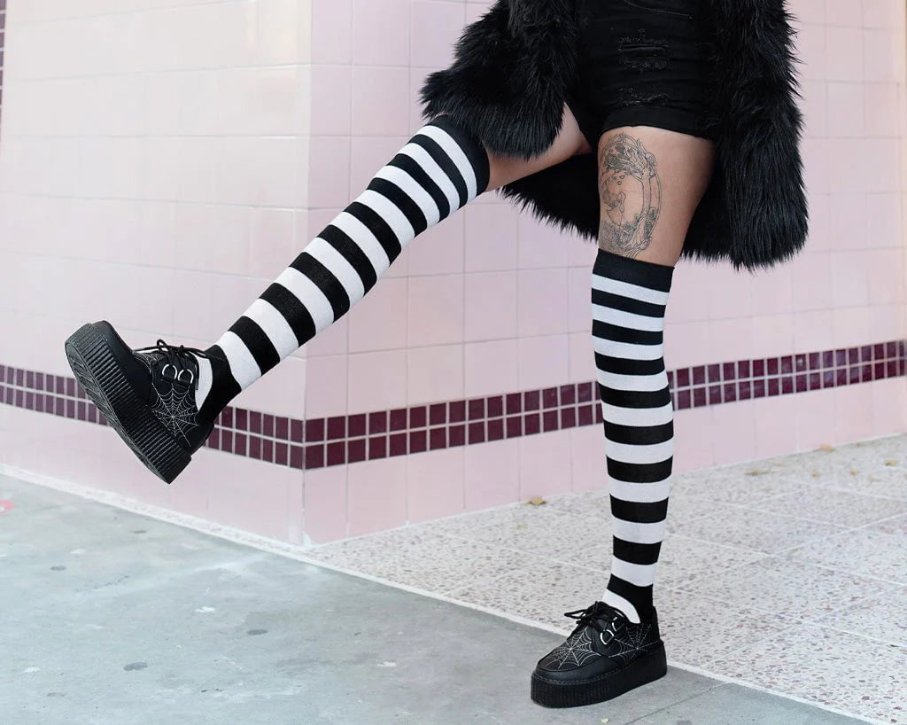 TUK Black Glow Spiderweb Viva Mondo Creeper-Clearance