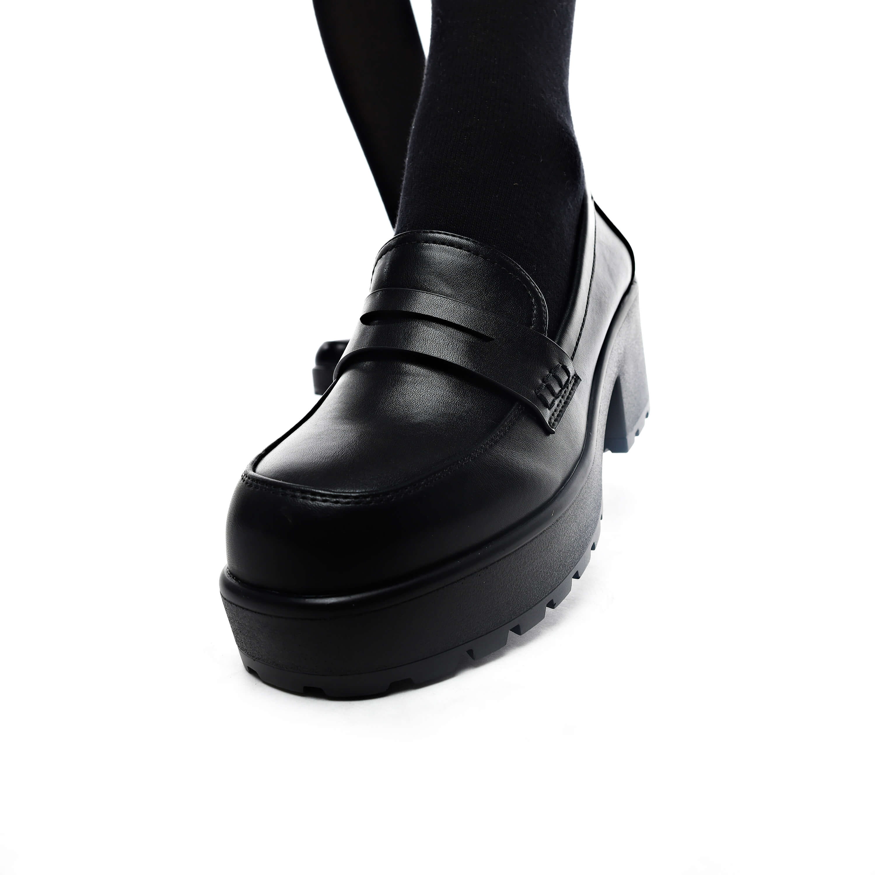 KOI Vigo Classic Chunky Shoes-Black-Size 11-Clearance