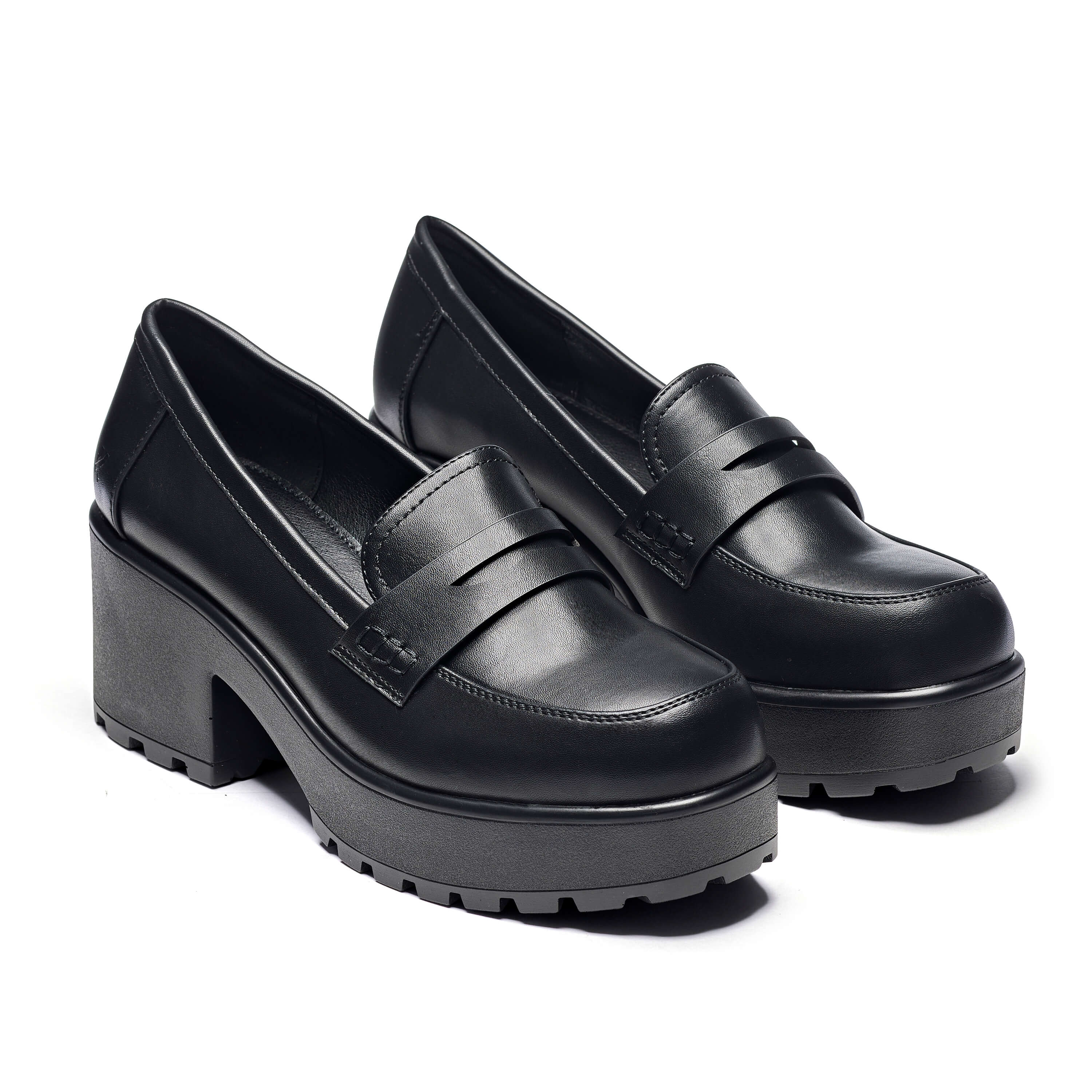 KOI Vigo Classic Chunky Shoes-Black-Size 11-Clearance