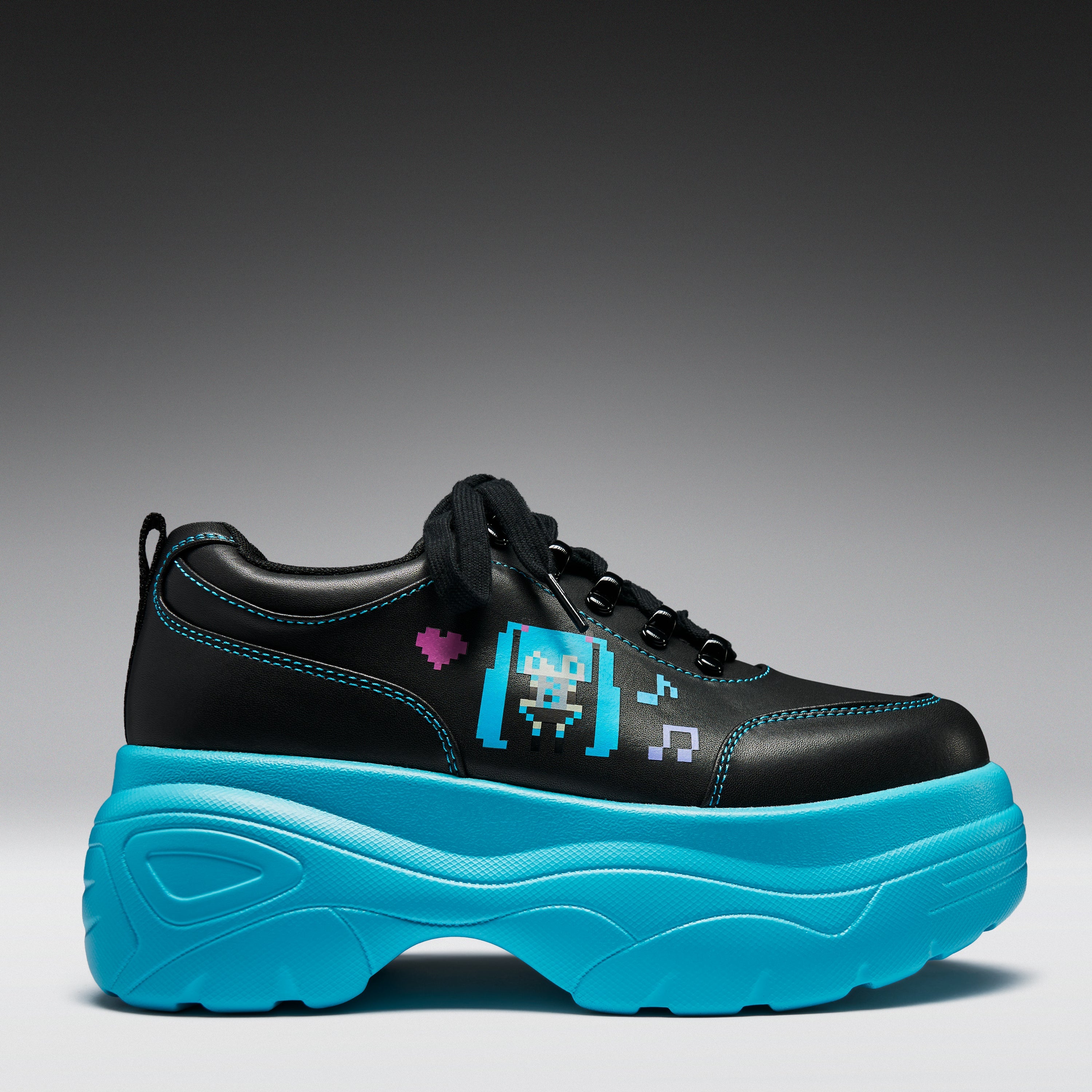 KOI Virtual Diva Miku Chunky Trainers - Black