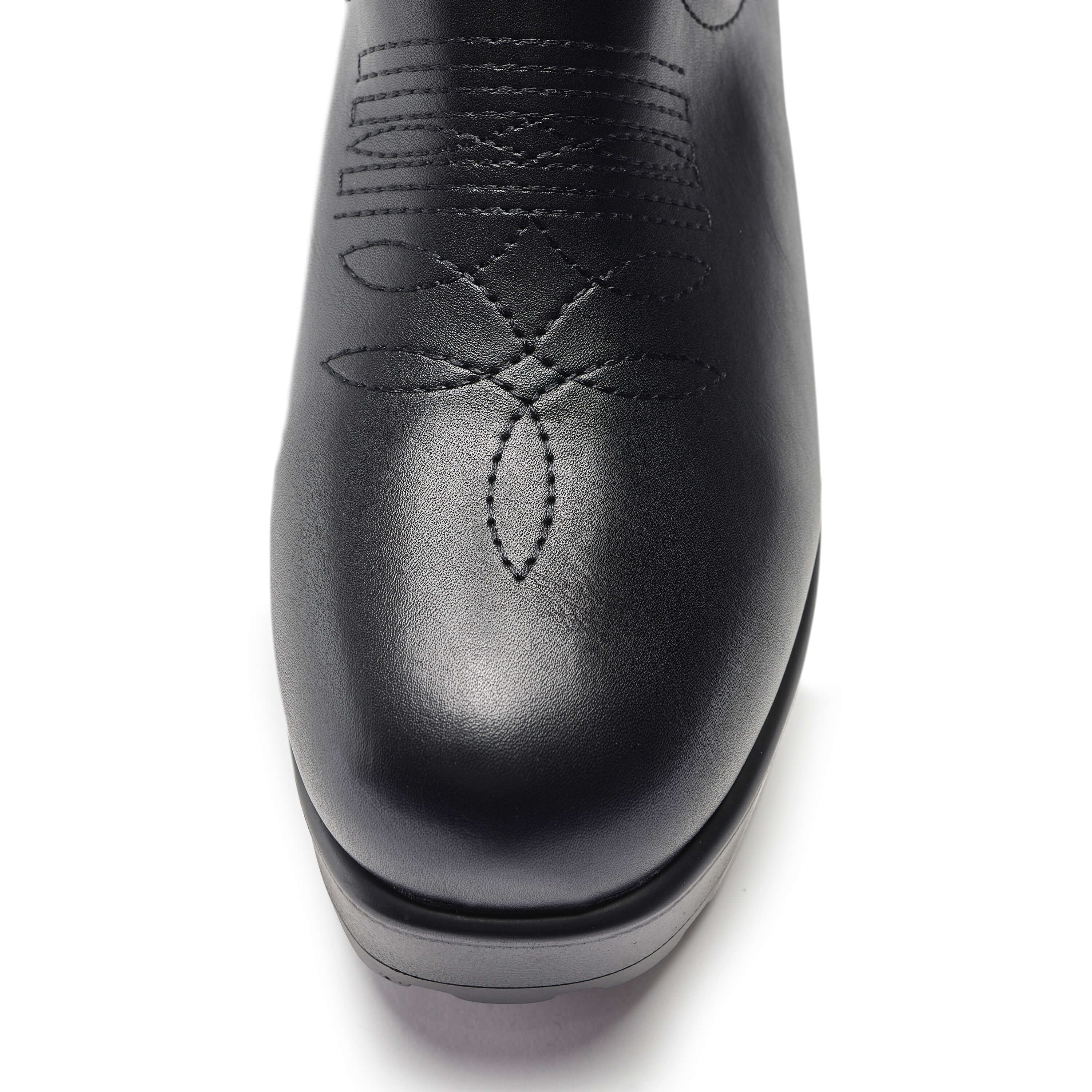 WINTU Long Chunky Western Cowboy Boots