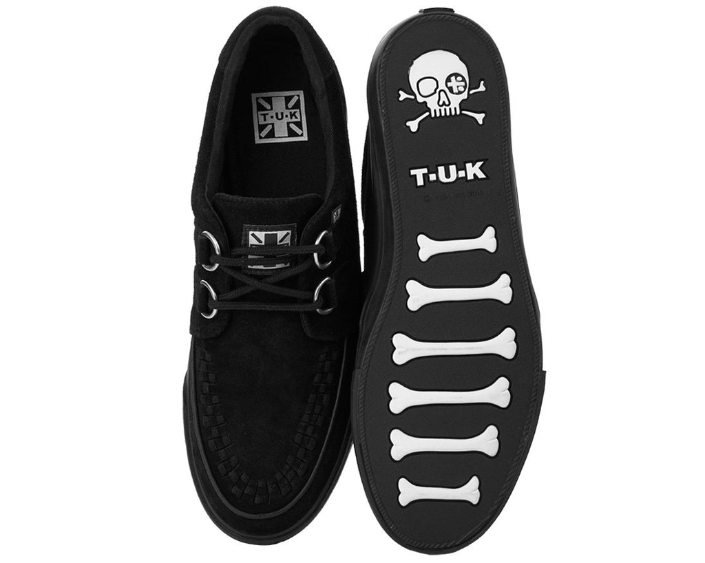 TUK Black Suede D-Ring VLK Sneaker-Clearance