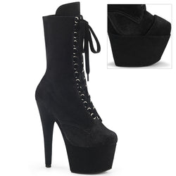 Pleaser Adore-1045VEL-Black-Size 11-Clearance