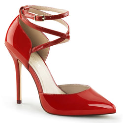 Pleaser Amuse-25-Red-Size 14-Clearance