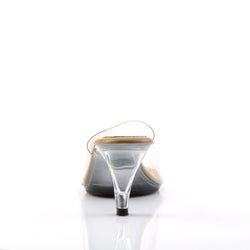 Fabulicious Belle-301-Clear-Tan-Size 9-Clearance
