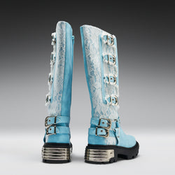 KOI Jazmin Bean x KOI Blue Inside Whimsical Long Boots