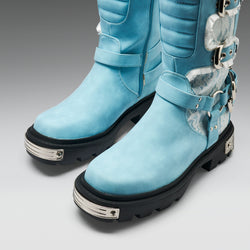 KOI Jazmin Bean x KOI Blue Inside Whimsical Long Boots