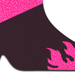 Boots: Neon Pink Flaming Cowboy Boot Nipple Pasties
