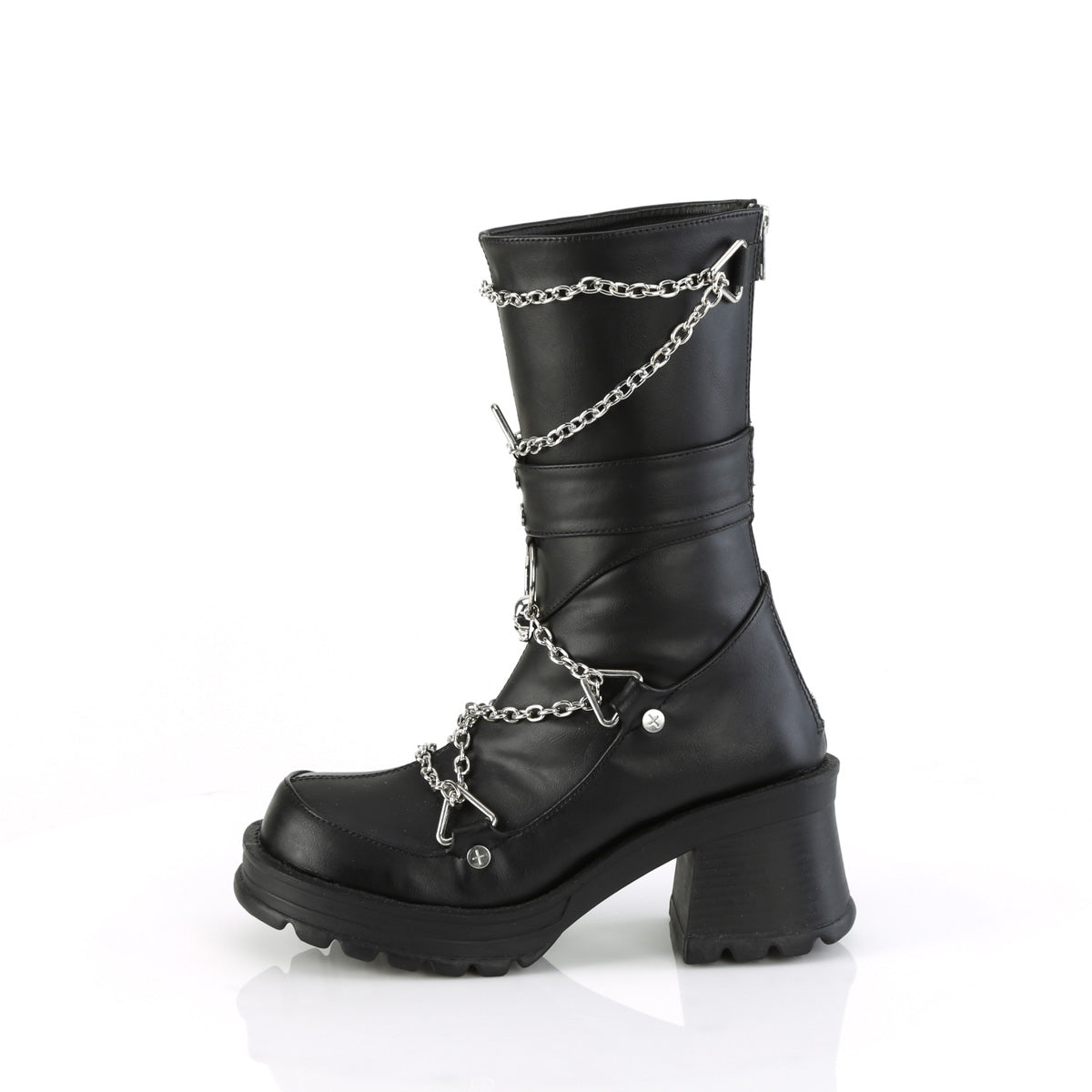 Demonia Bratty-120-Noir-Taille 9-Liquidation
