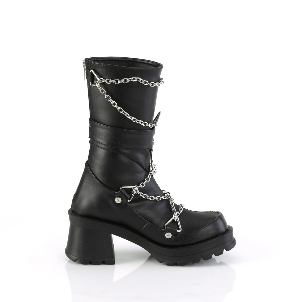 Demonia Bratty-120-Noir-Taille 9-Liquidation