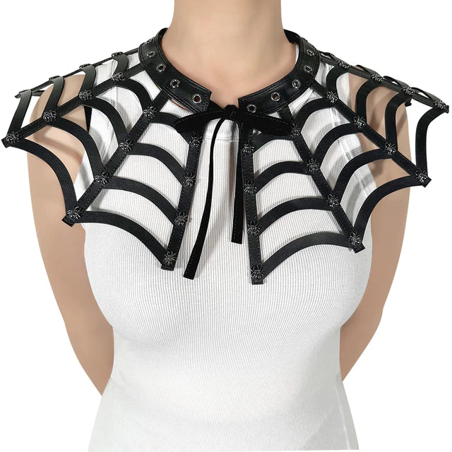 Demonia Da-213 Spiderweb Cutout Collar