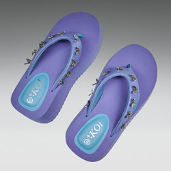 KOI Daydreamer Flatform Thong Sandals-Lilac