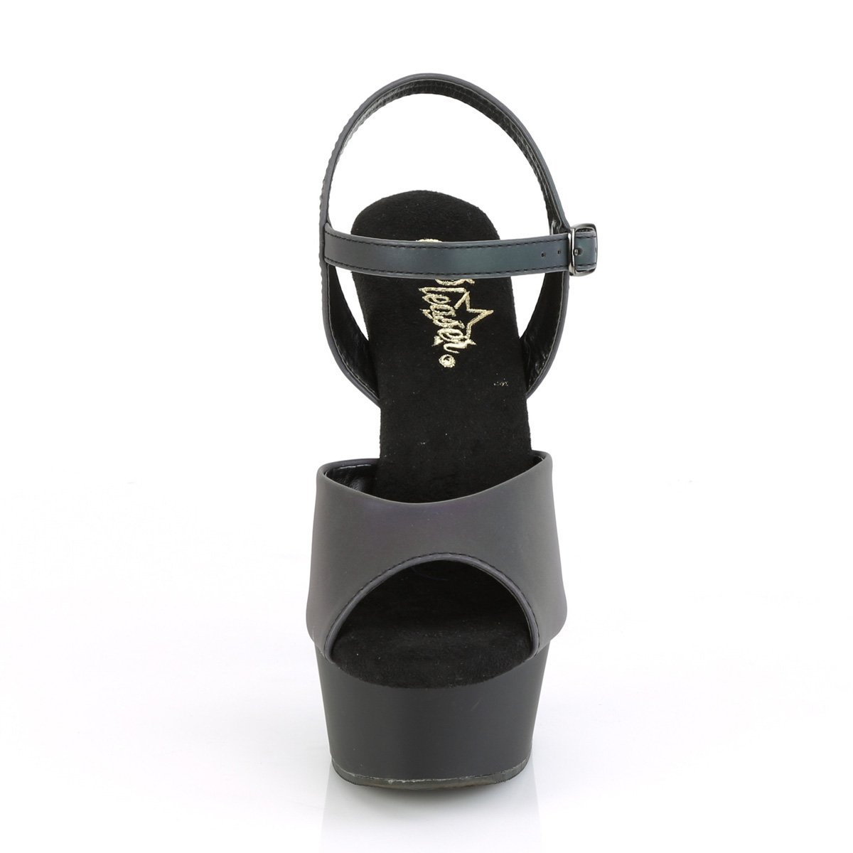 Pleaser Delight-609REFL-Vert Multi réfléchissant/Noir taille 5-Clearance