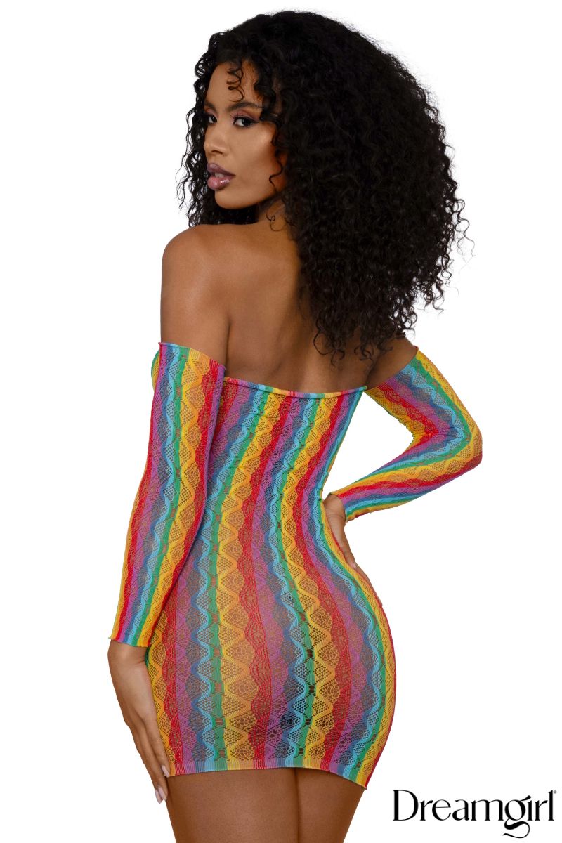 Dreamgirl Tube Dress & Gloves