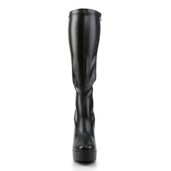 Pleaser Electra-2000Z-Black-Size 10-Clearance