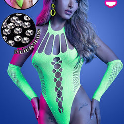 UV & Rhinestone Teddy & Gloves