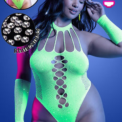 UV & Rhinestone Teddy & Gloves