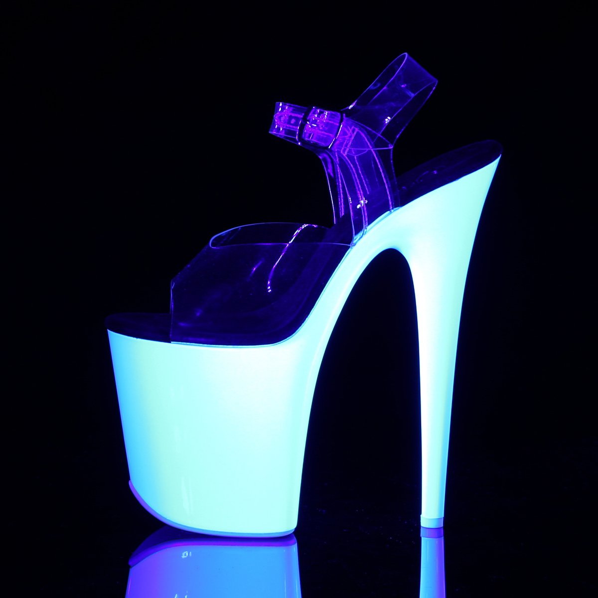 Pleaser Flamingo-808UV-Clearance