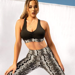 CXIX Gecko Grip™ Leggings: Black Mamba