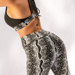 CXIX Gecko Grip™ Leggings: Black Mamba