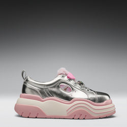 KOI Girlie Pop Chunky Trainers- Silver