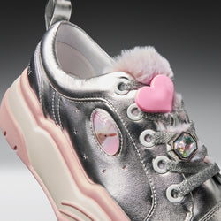 KOI Girlie Pop Chunky Trainers- Silver