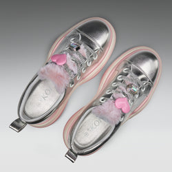 KOI Girlie Pop Chunky Trainers- Silver
