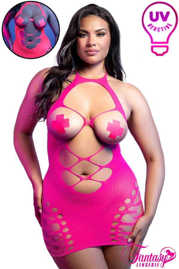 UV Reactive Dress & Pasties