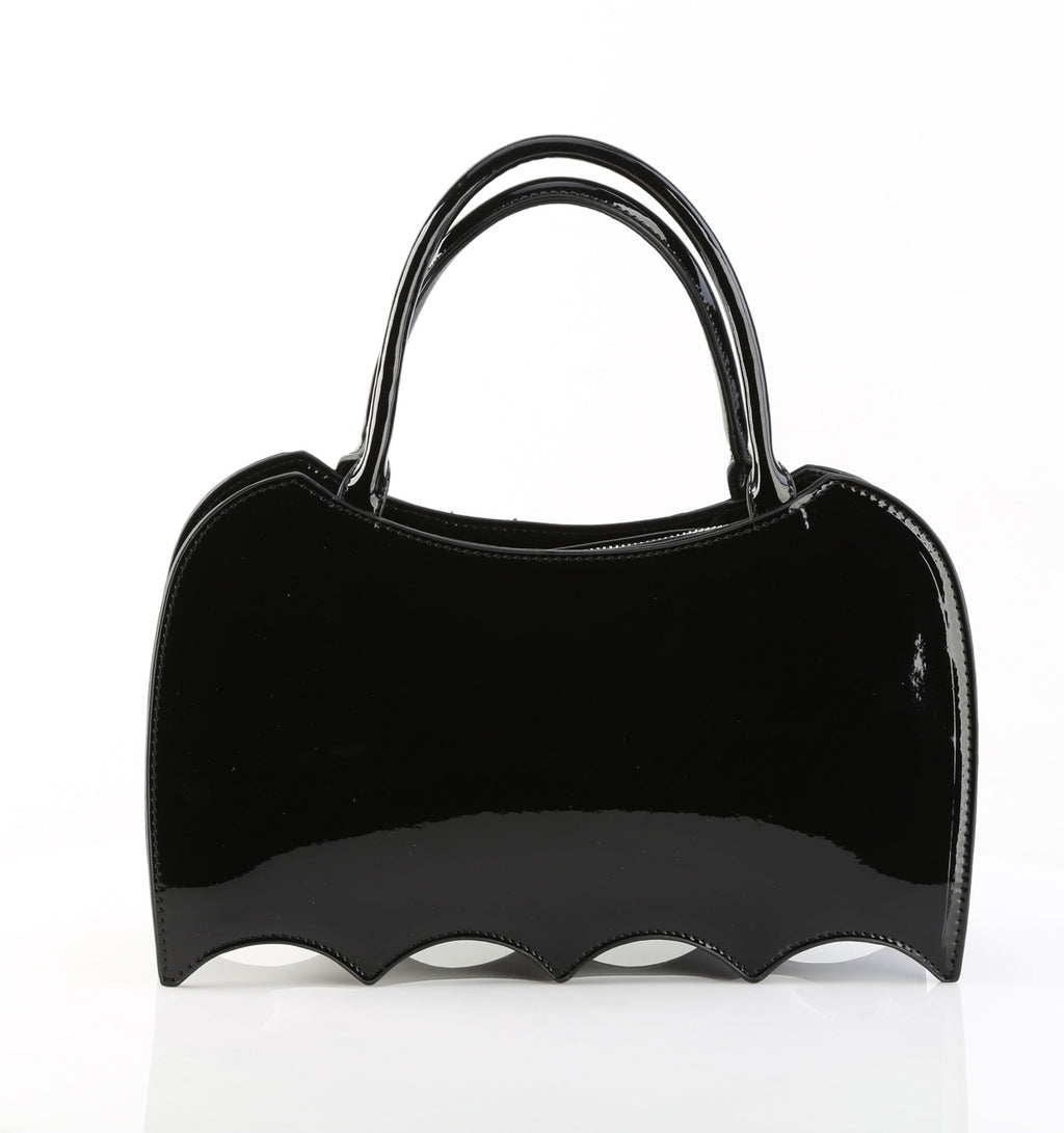 Demonia Hb-115 Patent Bat Shaped Handbag