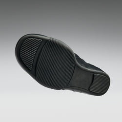 KOI Heartbreaker Sporty Slip On Shoes- Black